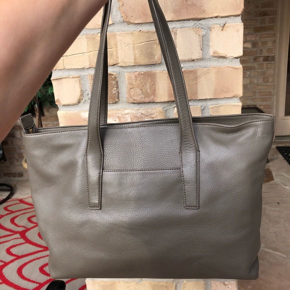 Grey Tory Burch Tote - Picture 2 of 7
